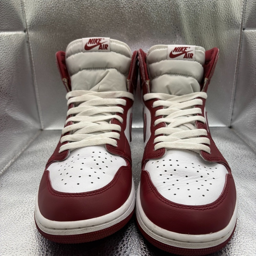 Size 11.5 Nike Air Jordan 1 Retro High OG Team Red White Mens Shoes DZ5485-160 - Picture 3 of 13